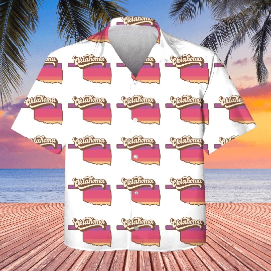 Oklahoma Retro USA Kids Hawaiians