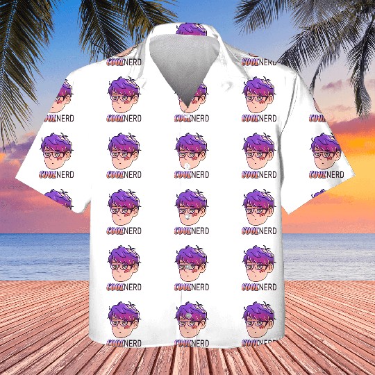 Cool Nerd - Colour Purple design Kids Hawaiians