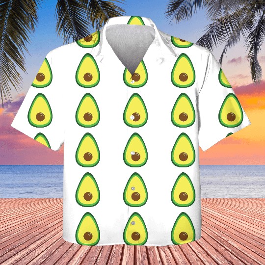 Avocado Vector Design Kids Hawaiians