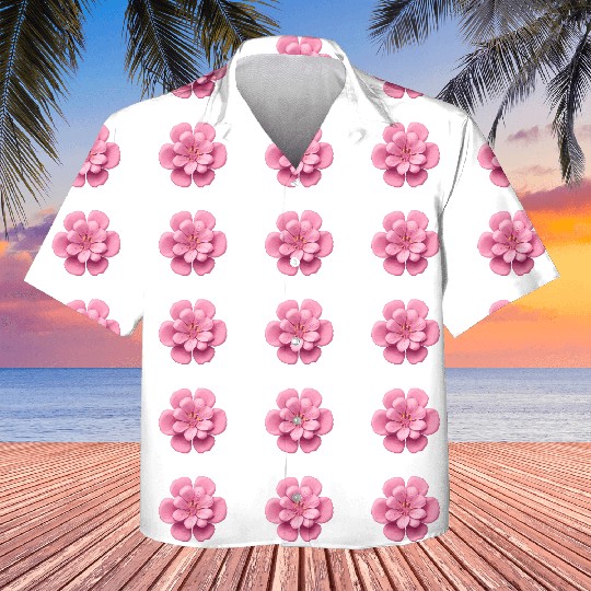Pink Sakura flower Kids Hawaiians