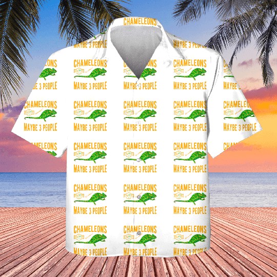 Chameleon Lizard Kids Hawaiians