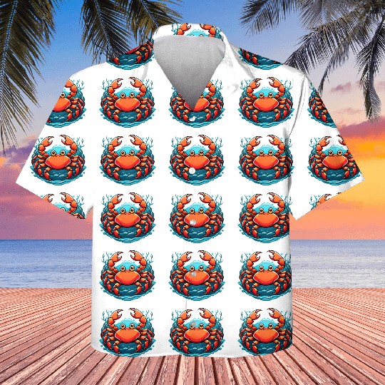 funny crab Kids Hawaiians