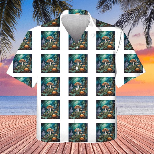 Full Moon Mushroom Nature Kids Hawaiians