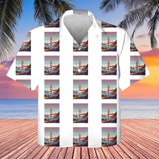 Golden Gate Bridge California Kids Hawaiians, Golden Gate