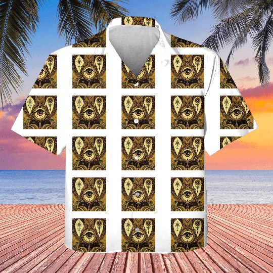 Abstract New Age 1920s Steampunk Design Kids Hawaiians