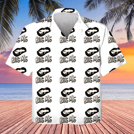Bite Me ©WhiteTigerLLC.Com LIKE US ON FACEBOOK Kids Hawaiians