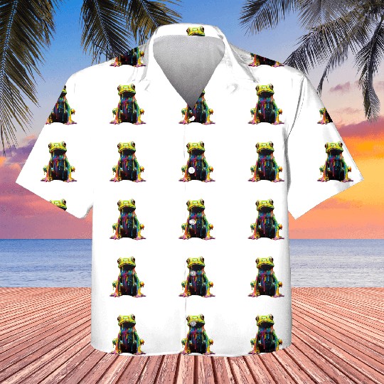 Rainbow Frog Kids Hawaiians