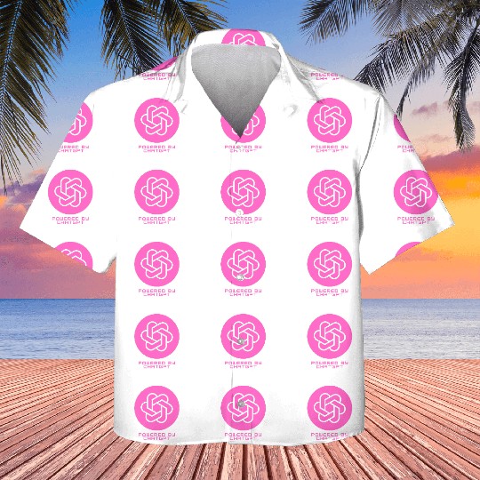 Powered by ChatGPT (Pink Design) Kids Hawaiians