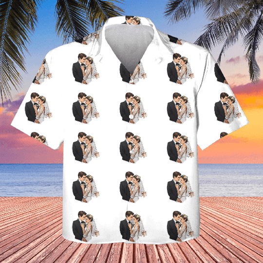 Flat Card Wedding Kids Hawaiians