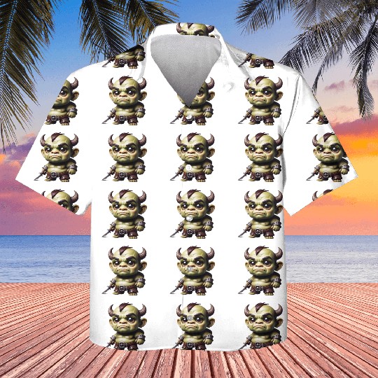 Anime chibi orc Kids Hawaiians