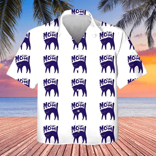 Cat Mom Kids Hawaiians