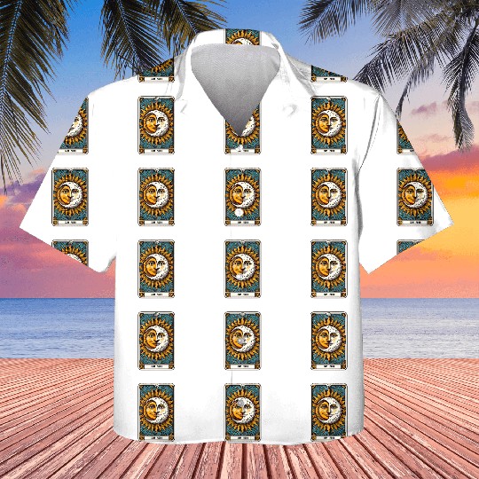 Tarot Card Sun Moon Kids Hawaiians