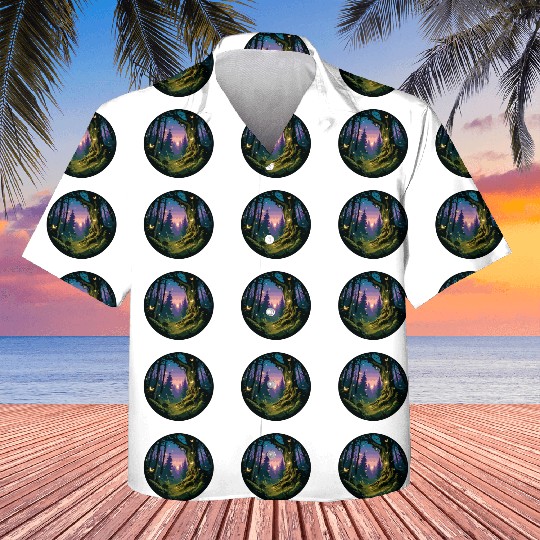 Enchanted Forest: Mystical Twilight Kids Hawaiians