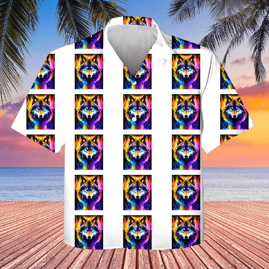 Cosmic Wolf Kids Hawaiians