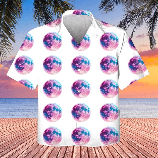 Synthwave moon Kids Hawaiians