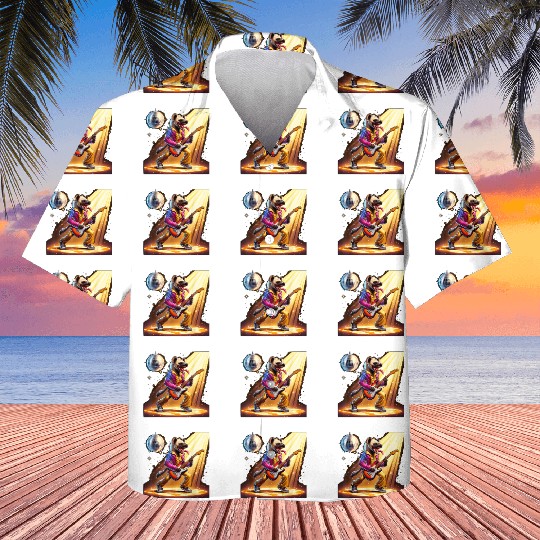 Disco Ball Guitar Hyena Kids Hawaiians