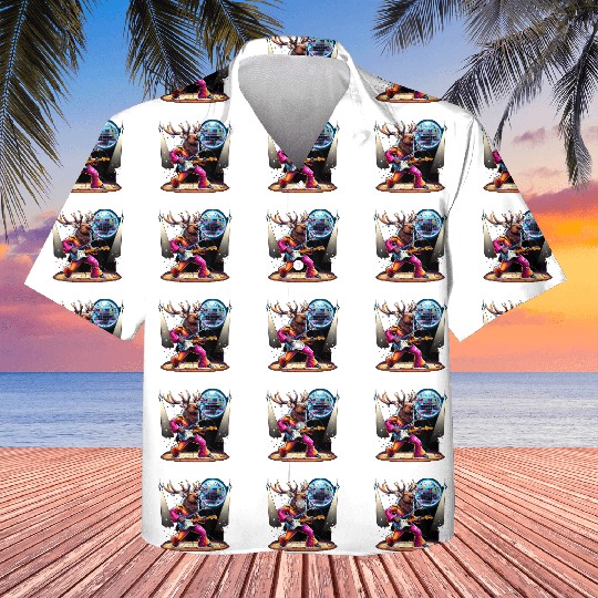 Disco Ball Guitar Elk Kids Hawaiians