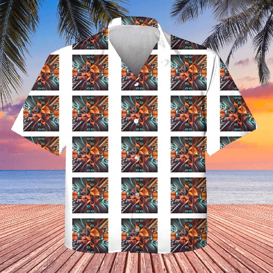 Geometric Symphony Kids Hawaiians