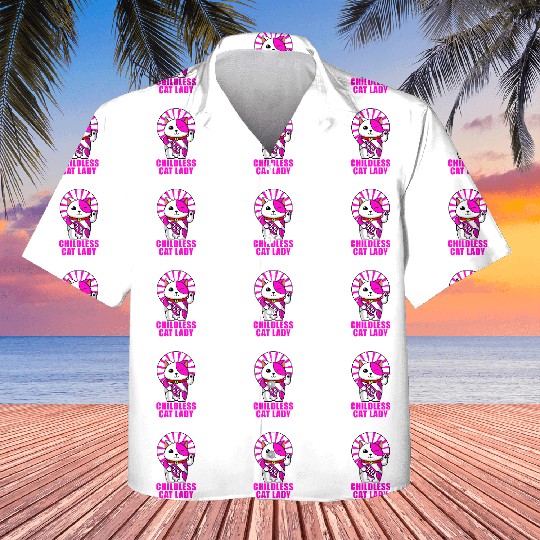 Childless Cat Lady Kids Hawaiians