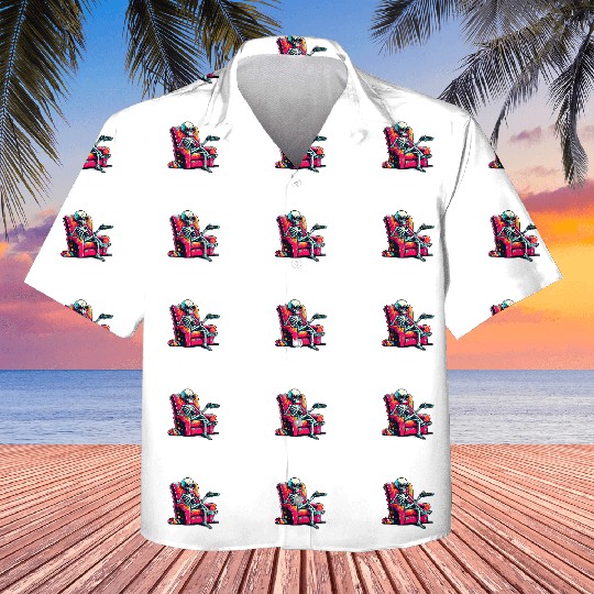 Skeleton - Skeleton Humor - Skeleton Dark Humor Kids Hawaiians