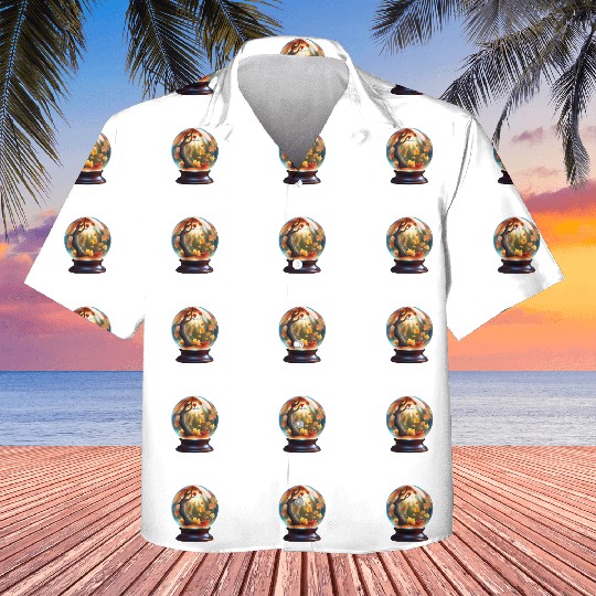 Autumn crystal ball. Kids Hawaiians