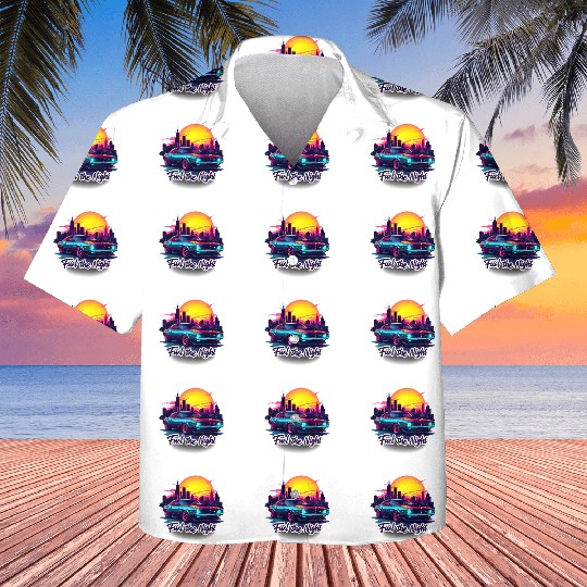 Cyberpunk Muscle Car Kids Hawaiians