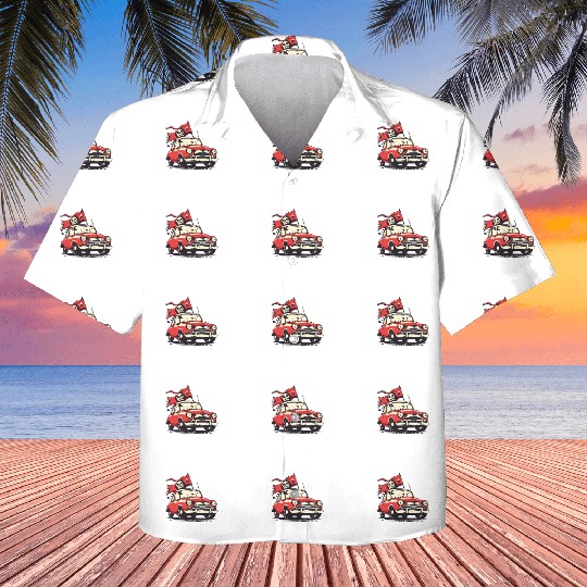 Communist Soviet Pirate Retro Car Kids Hawaiians