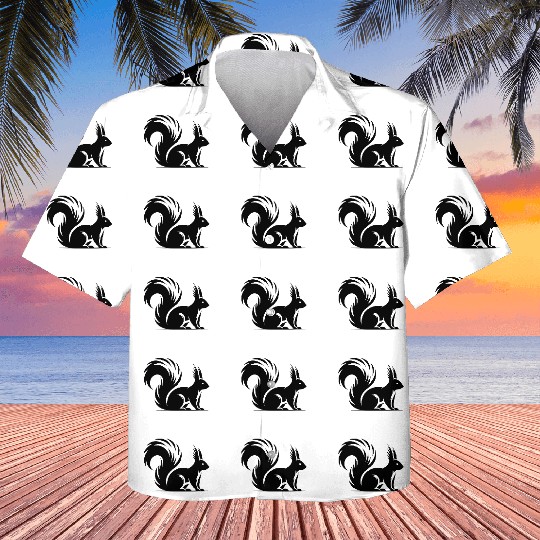 Wild Cute Squirrel Children Drawing Kids Hawaiians