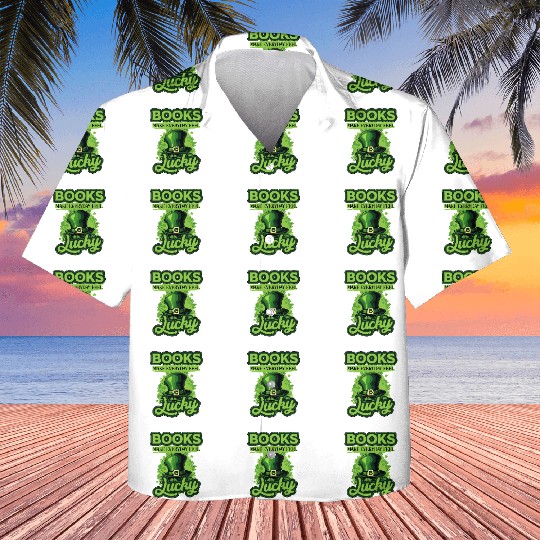 Books Make Everyday Feel Lucky St Patricks Day Kids Hawaiians