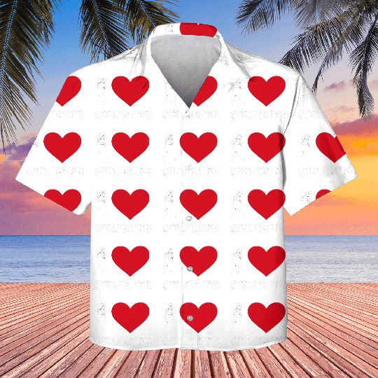 Modern Trendy I Love My Girlfriend Kids Hawaiians