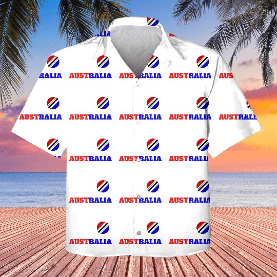 Australian Flag Inspired Graphic Design Kids Hawaiians