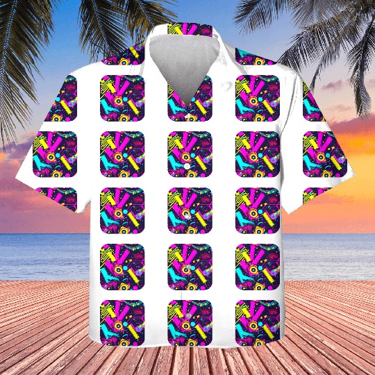 retro vintage 80s pop culture Kids Hawaiians