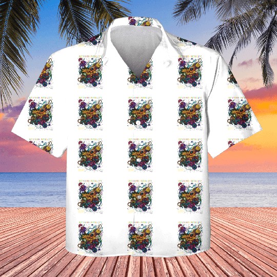 Psychedelic Sci-Fi Design Kids Hawaiians