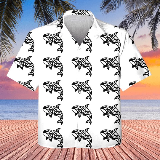 Eleganter Orca T Tattoo Style Kids Hawaiians