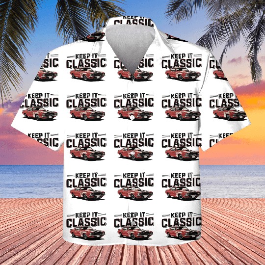 Vintage Muscle Car Keep It Classic Kids Hawaiians