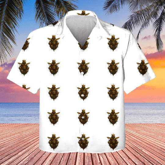 Queen Bee - Gothic Insect Ruler Kids Hawaiians