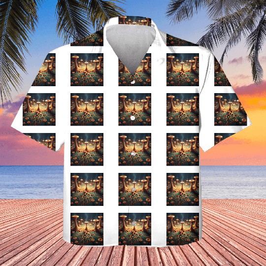 Fungi Forest Dream Kids Hawaiians