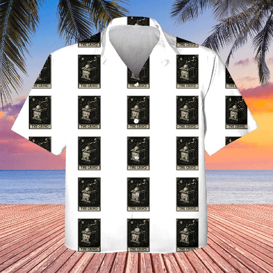 The Grind – Coffee Tarot Manual Grinder Card Kids Hawaiians