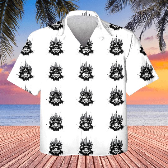 Grunge Bored Ape Kids Hawaiians