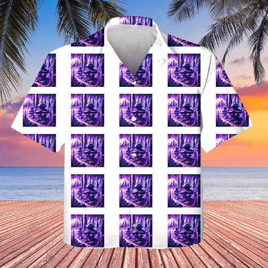 Futuristic Sci-FI Fantasy Alien Planet Kids Hawaiians