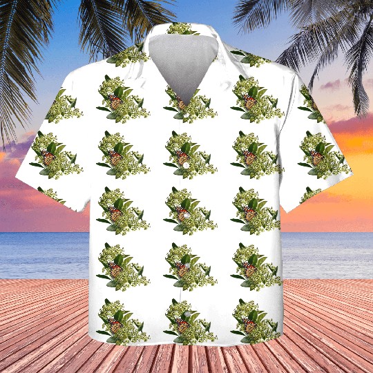 Monarch Butterfly on Euonymus Kids Hawaiians