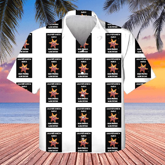 Whimsical Starfish with Playful Quotes Kids Hawaiians