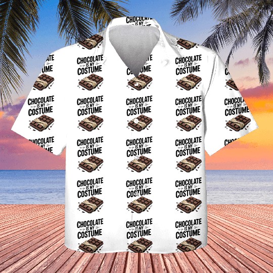 Chocolate Is My Costume Kids Hawaiians