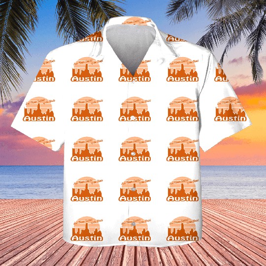 Austin Texas burnt orange Kids Hawaiians