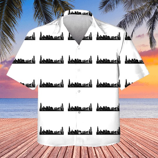 Chicago Skyline Kids Hawaiians