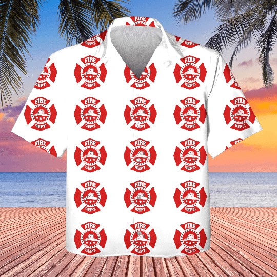 Fire Brigade logo symbol design Kids Hawaiians