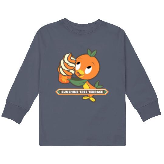 Disney Orange Bird Kids Long Sleeve T Shirts, Orange Bird Citrus Swirl, Sunshine Tree Terrace, Disney 2022 Trip Kids Long Sleeve T Shirts