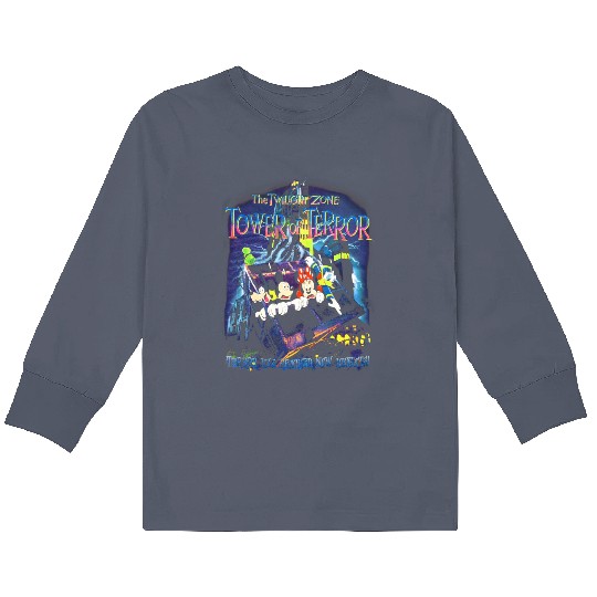Disney The Twilight Zone Tower of Terror Kids Long Sleeve T Shirts, Twilight Zone