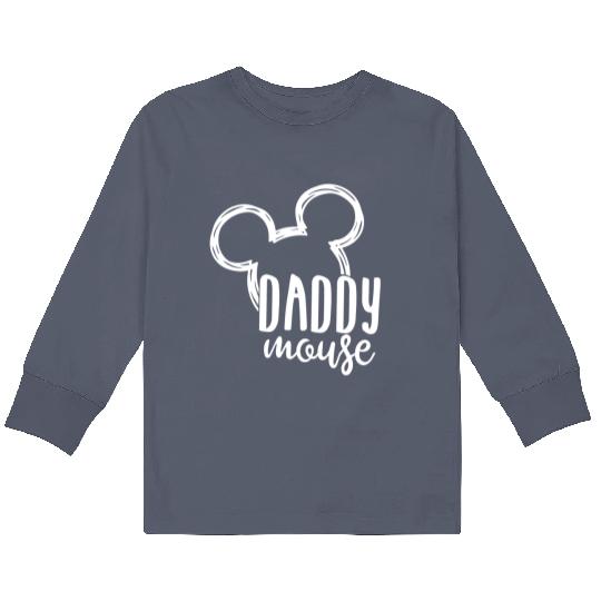Daddy Mouse Kids Long Sleeve T Shirts I Disney Dad Kids Long Sleeve T Shirts I Disneyland Kids Long Sleeve T Shirts I Disney Kids Long Sleeve T Shirts