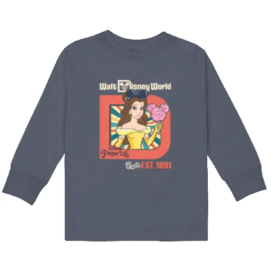 Princess Belle, Disney Belle Princess, Disney Princess Kids Long Sleeve T Shirts